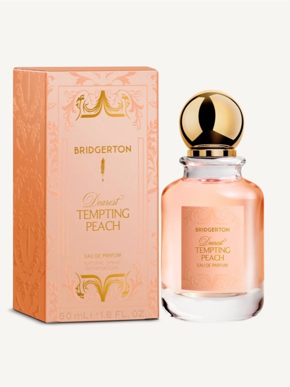 NWT-Bridgerton Dearest Tempting Peach Eau de Parfum - 1.6 oz